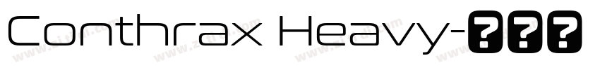 Conthrax Heavy字体转换